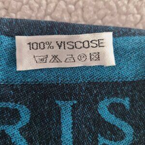 Ladies 100% Viscose Blue Paris Shaw